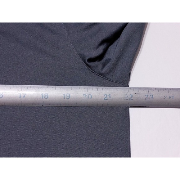 NIKE UCF Knights Long Sleeve Polo Shirt Gray Large L Medium M Fit - Picture 3 of 9